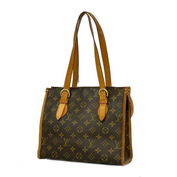 1240001051821 1 Louis Vuitton Popin Couleut Monogram Tote Bag Brown