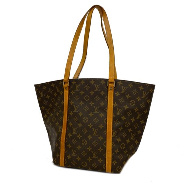 1240001051827 1 Louis Vuitton Sac Shopping Monogram Shoulder Bag Brown