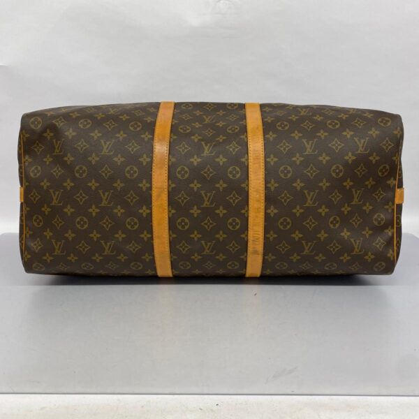 1240001051829 3 Louis Vuitton Keepall Bandouliere 60 Monogram Bag Brown