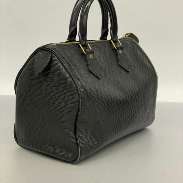 1240001051830 2 Louis Vuitton Speedy 25 Epi Handbag Noir