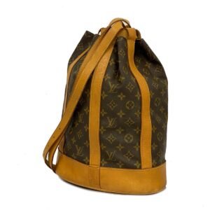 1240001051835 1 Louis Vuitton Belmont Damier Canvas Shoulder Bag Brown