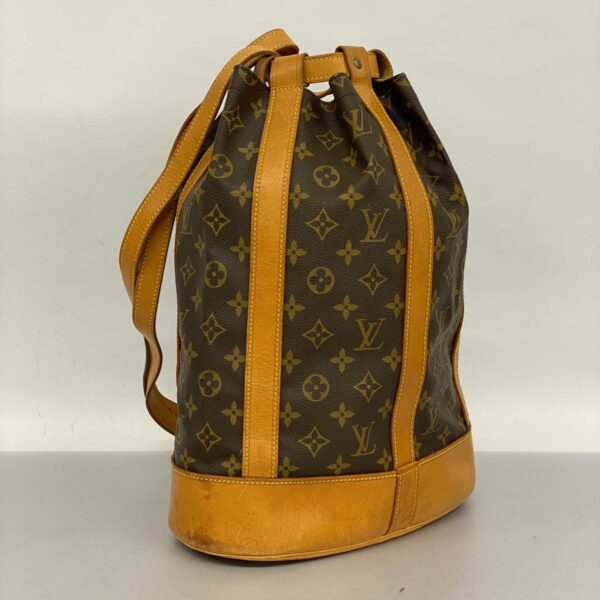 1240001051835 2 Louis Vuitton Randonne PM Monogram Shoulder Bag Brown