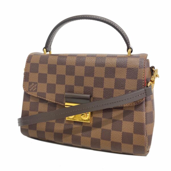 1240001051837 1 Louis Vuitton Croisette Damier 2way Bag Ebene