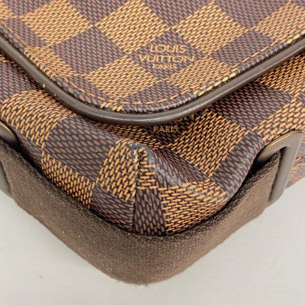 1240001051841 6 Louis Vuitton Brooklyn PM Damier Shoulder Bag Ebene