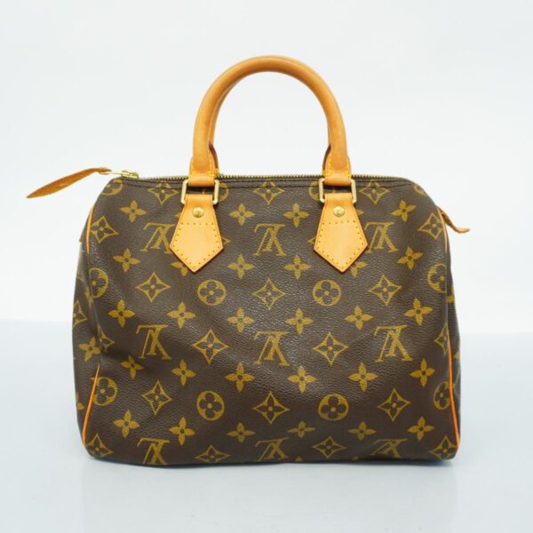 1240001051851 14 Louis Vuitton Speedy 25 Monogram Handbag Brown