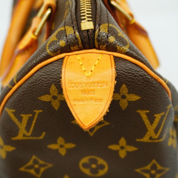 1240001051851 5 Louis Vuitton Speedy 25 Monogram Handbag Brown