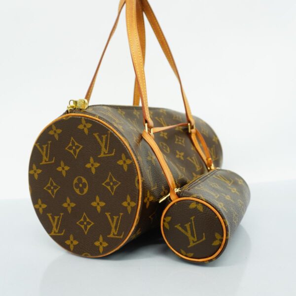 1240001051853 2 Louis Vuitton Papillon 30 Monogram Handbag Brown