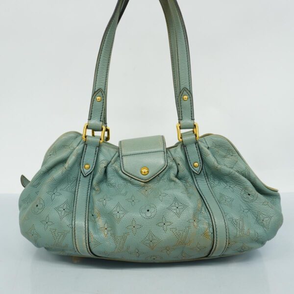 1240001051855 19 Louis Vuitton Lunar PM Mahina Shoulder Bag Blue Shell