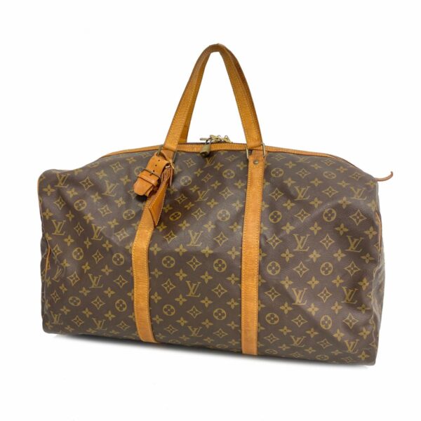 1240001051875 1 Louis Vuitton Saxophone Pool 55 Monogram Bag Brown