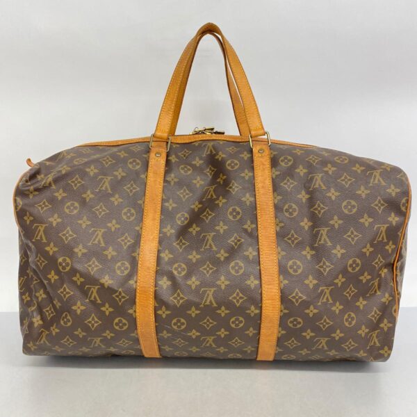 1240001051875 16 Louis Vuitton Saxophone Pool 55 Monogram Bag Brown