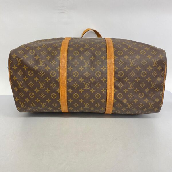 1240001051875 3 Louis Vuitton Saxophone Pool 55 Monogram Bag Brown