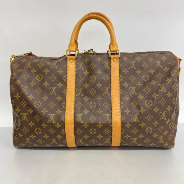 1240001051876 16 Louis Vuitton Keepall Bandouliere 50 Monogram Bag Brown