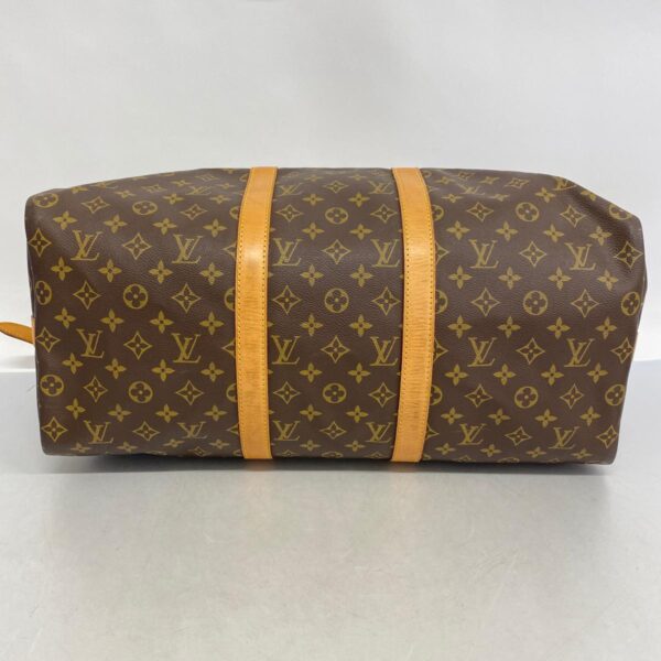 1240001051876 3 Louis Vuitton Keepall Bandouliere 50 Monogram Bag Brown