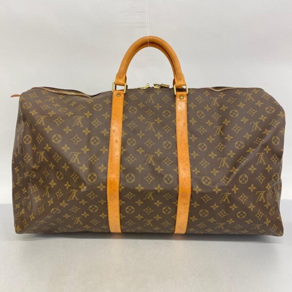 1240001051882 14 Louis Vuitton Keepall 60 Monogram Bag Brown