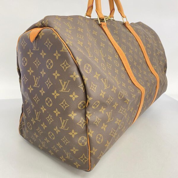 1240001051882 2 Louis Vuitton Keepall 60 Monogram Bag Brown