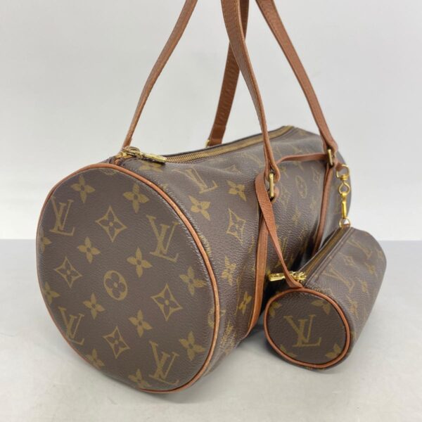 1240001051885 2 Louis Vuitton Papillon 30 Monogram Handbag Brown