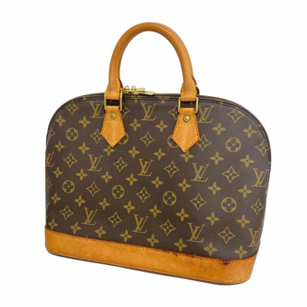 1240001051898 1 1 Louis Vuitton Alma Monogram Handbag Brown