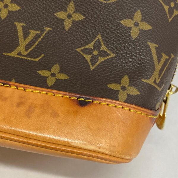 1240001051898 12 1 Louis Vuitton Alma Monogram Handbag Brown