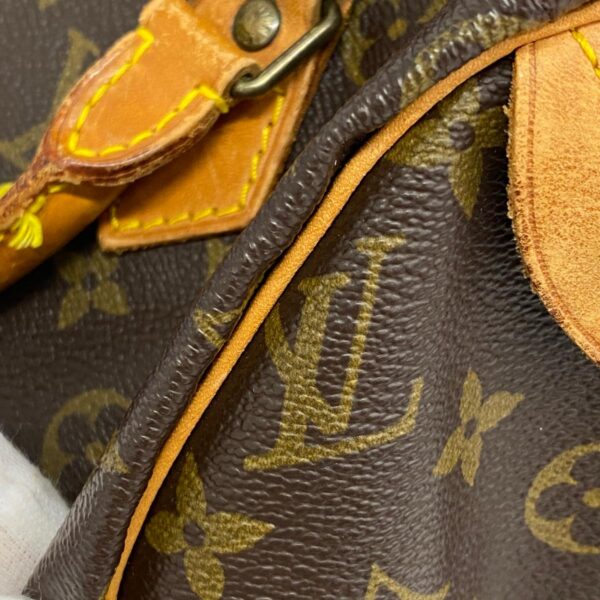 1240001051902 14 Louis Vuitton Speedy 30 Monogram Handbag Brown