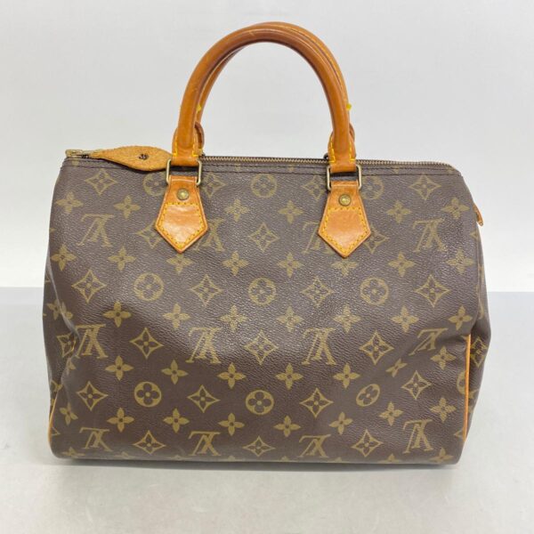 1240001051902 15 Louis Vuitton Speedy 30 Monogram Handbag Brown