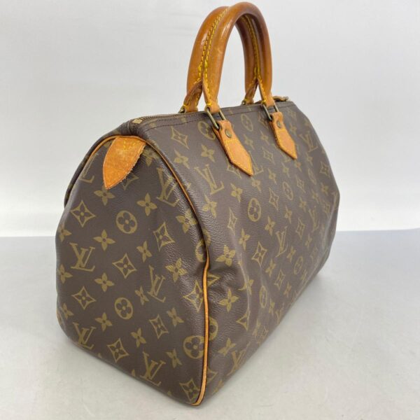 1240001051902 2 Louis Vuitton Speedy 30 Monogram Handbag Brown