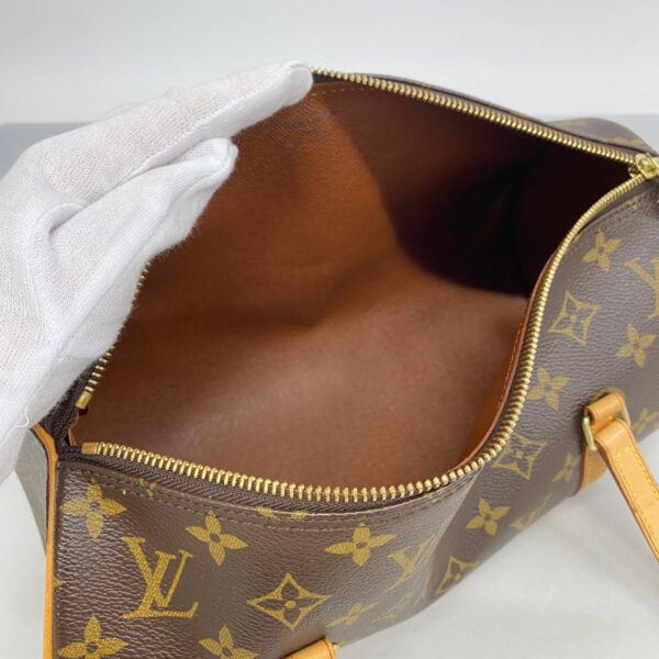 1240001051903 4 Louis Vuitton Papillon 30 Monogram Handbag Brown