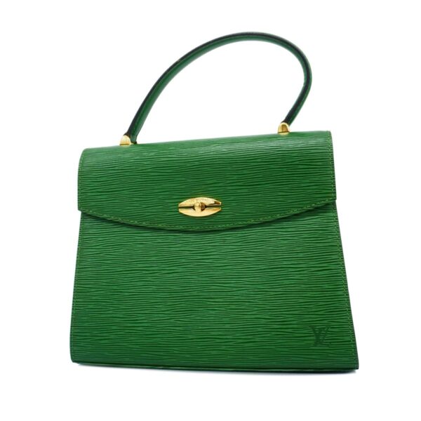 1240001051914 1 Louis Vuitton Malserbe Epi Handbag Borneo Green