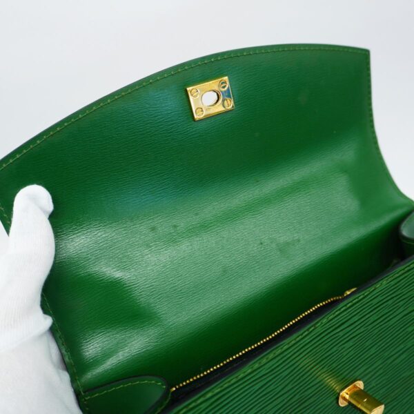 1240001051914 7 Louis Vuitton Malserbe Epi Handbag Borneo Green