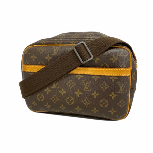 1240001051918 1 Louis Vuitton Reporter PM Monogram Shoulder Bag Brown