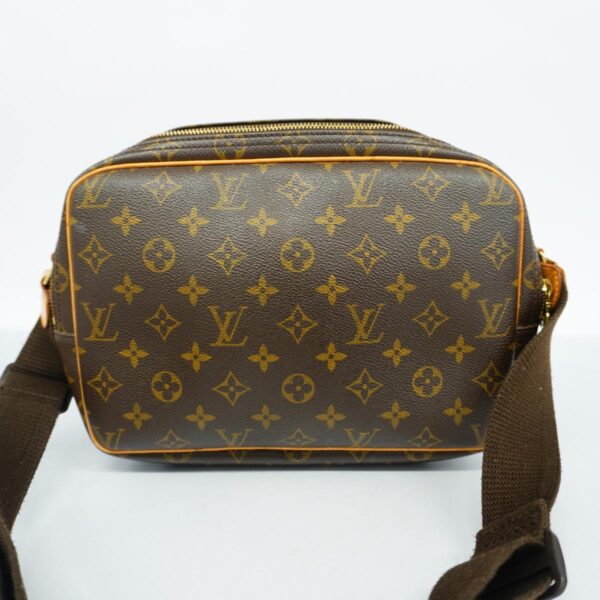 1240001051930 18 Louis Vuitton Reporter PM Monogram Shoulder Bag Brown