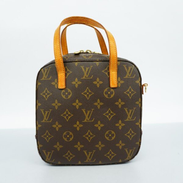 1240001051933 18 Louis Vuitton Spontini Monogram Handbag Brown