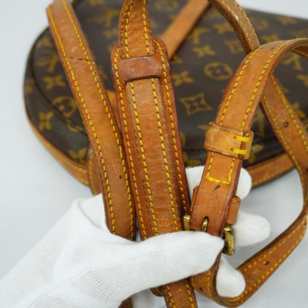 1240001051934 11 Louis Vuitton Chanti GM Monogram Shoulder Bag Brown