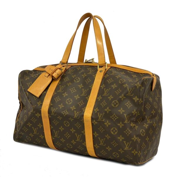 1240001051946 1 Louis Vuitton Saxophone Pool 45 Monogram Bag Brown