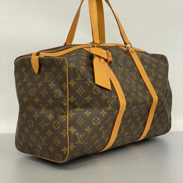 1240001051946 2 Louis Vuitton Saxophone Pool 45 Monogram Bag Brown