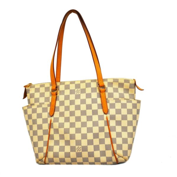 1240001051961 1 Louis Vuitton Totally PM Damier Azur Tote Bag White