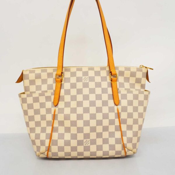 1240001051961 17 Louis Vuitton Totally PM Damier Azur Tote Bag White