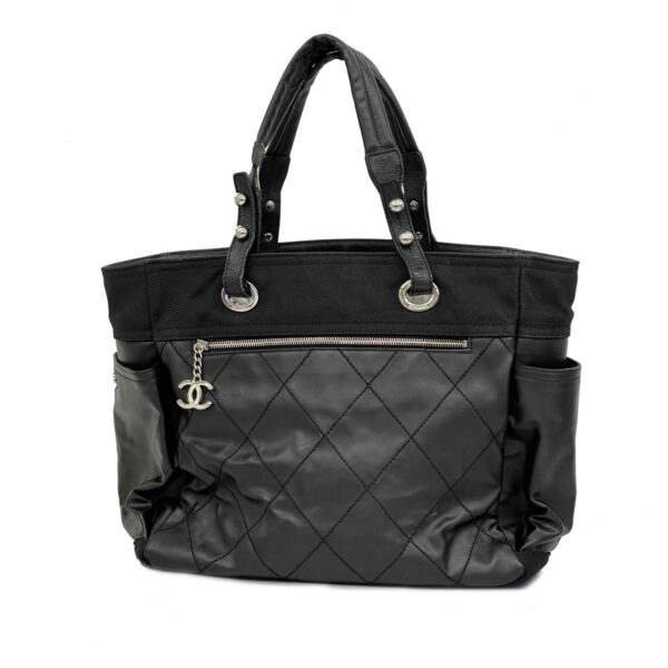 1240001051988 1 Chanel Paris Biarritz Tote Bag Black