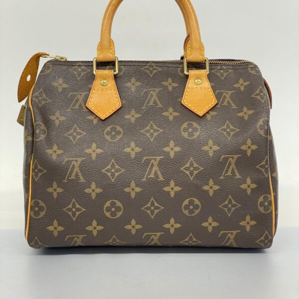 1240001051994 13 Louis Vuitton Speedy 25 Monogram Handbag Brown