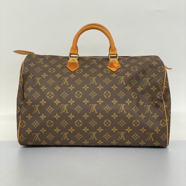 1240001051995 10 Louis Vuitton Speedy 40 Monogram Handbag Brown