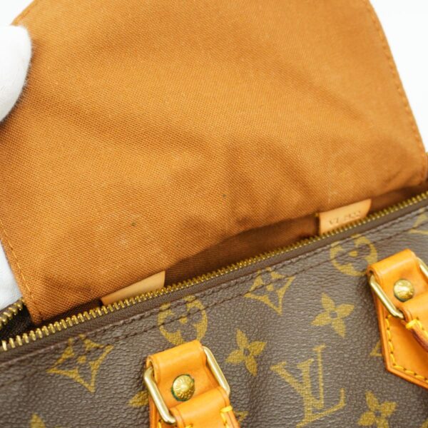 1240001052003 13 Louis Vuitton Speedy 25 Monogram Handbag Brown