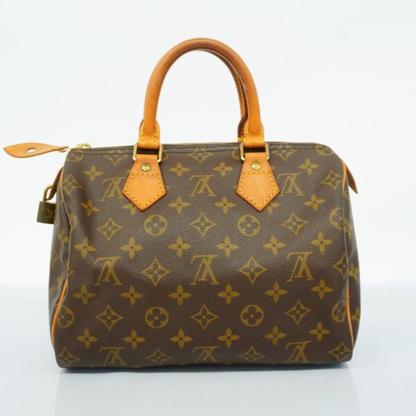 1240001052003 17 Louis Vuitton Speedy 25 Monogram Handbag Brown