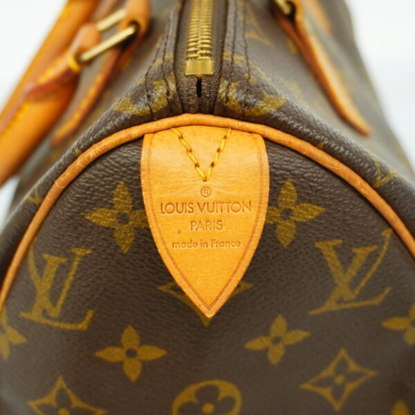 1240001052003 5 Louis Vuitton Speedy 25 Monogram Handbag Brown