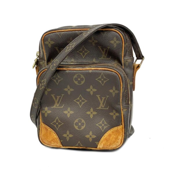 1240001052014 1 Louis Vuitton Amazon Monogram Shoulder Bag Brown