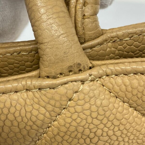 1240001052020 8 Chanel Caviar Skin Tote Bag Beige