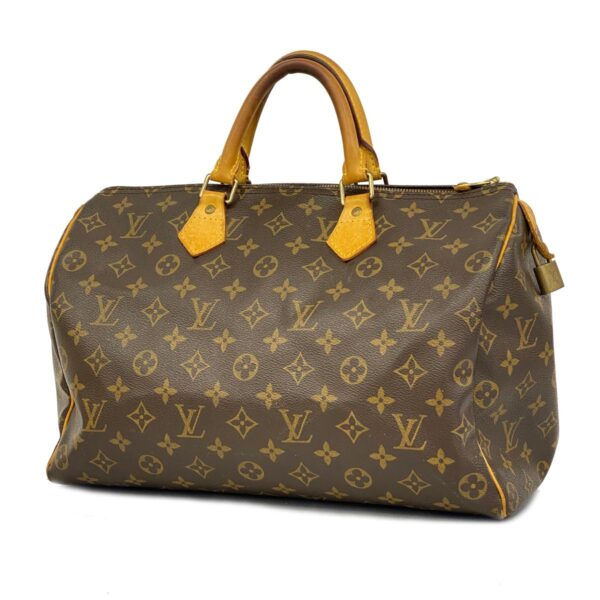 1240001052026 1 Louis Vuitton Speedy 30 Monogram Handbag Brown