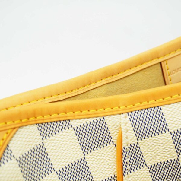 1240001052037 15 Louis Vuitton Galiera PM Damier Azur Shoulder Bag White