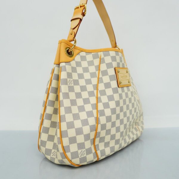 1240001052037 2 Louis Vuitton Galiera PM Damier Azur Shoulder Bag White