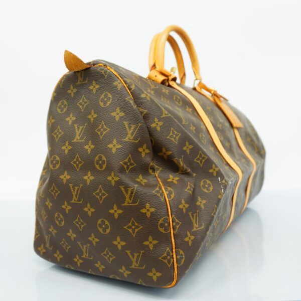 1240001052038 2 Louis Vuitton Keepall 55 Monogram Bag Brown