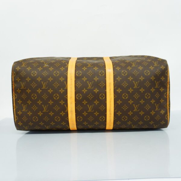 1240001052038 3 Louis Vuitton Keepall 55 Monogram Bag Brown