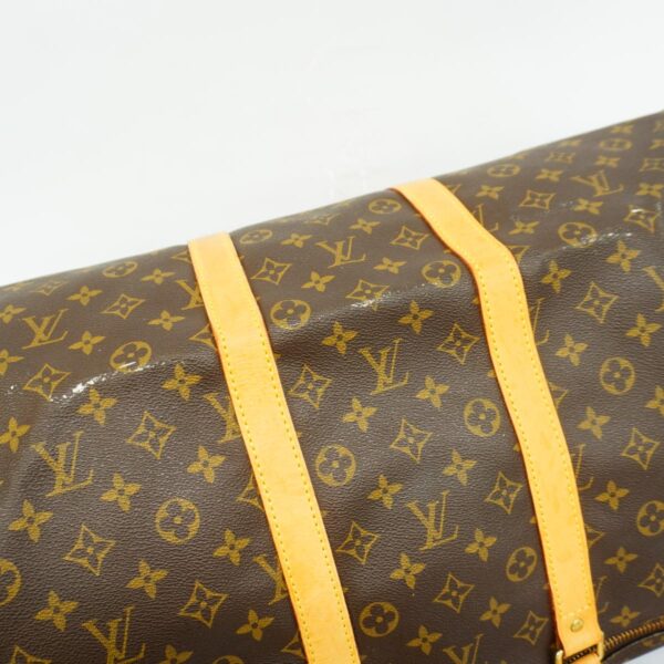 1240001052038 8 Louis Vuitton Keepall 55 Monogram Bag Brown